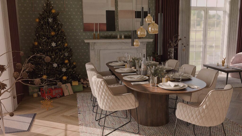 Photorealistic room renders